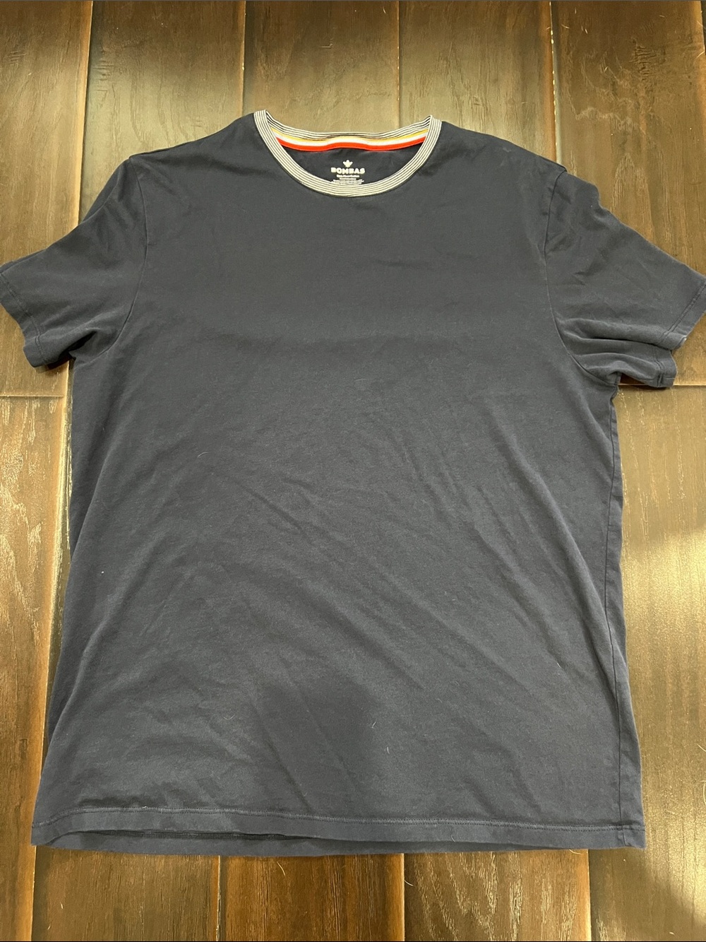 Bombas Navy Cotton T-Shirt, size L